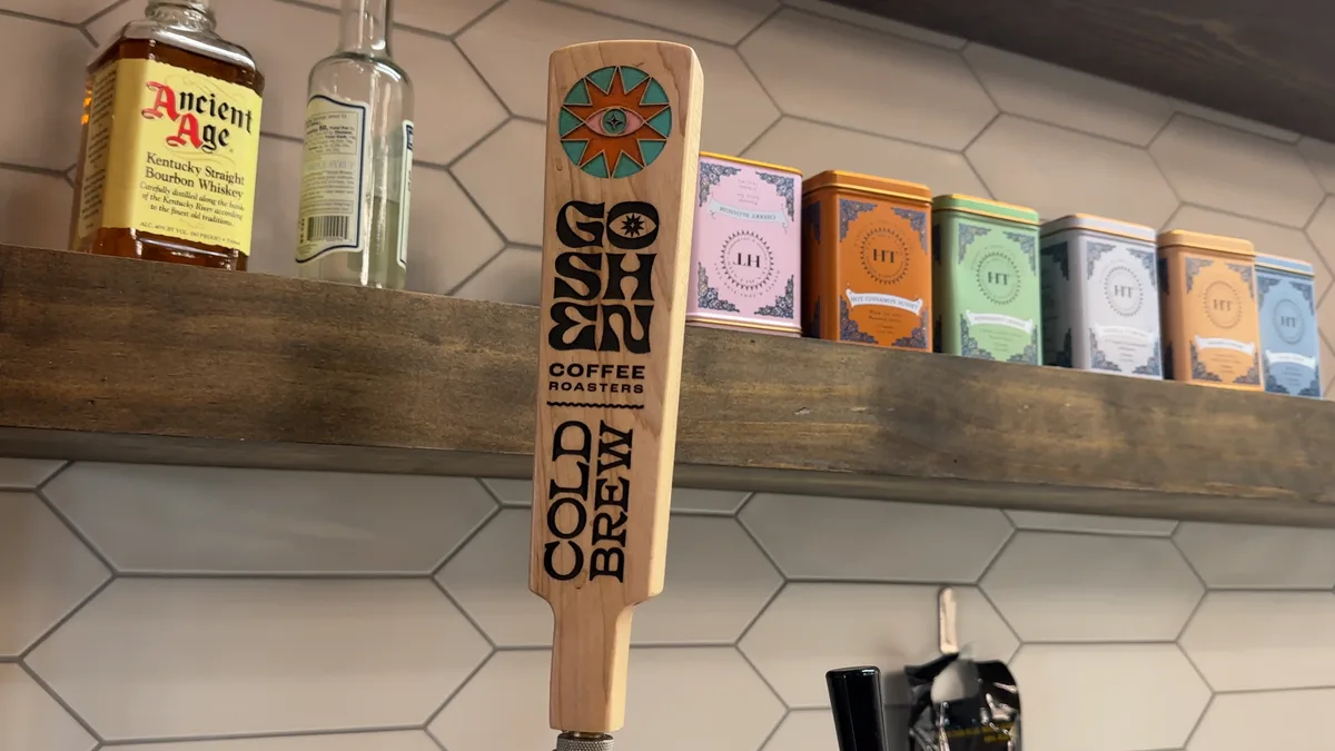 Goshen cold brew on tap at The Lodge coffee bar