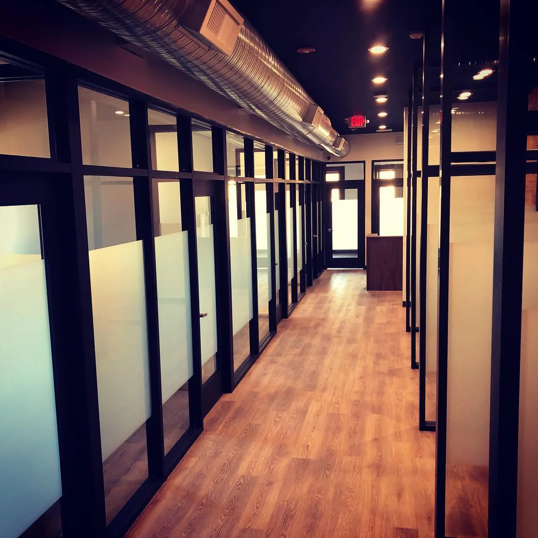Private office corridor at The Lodge