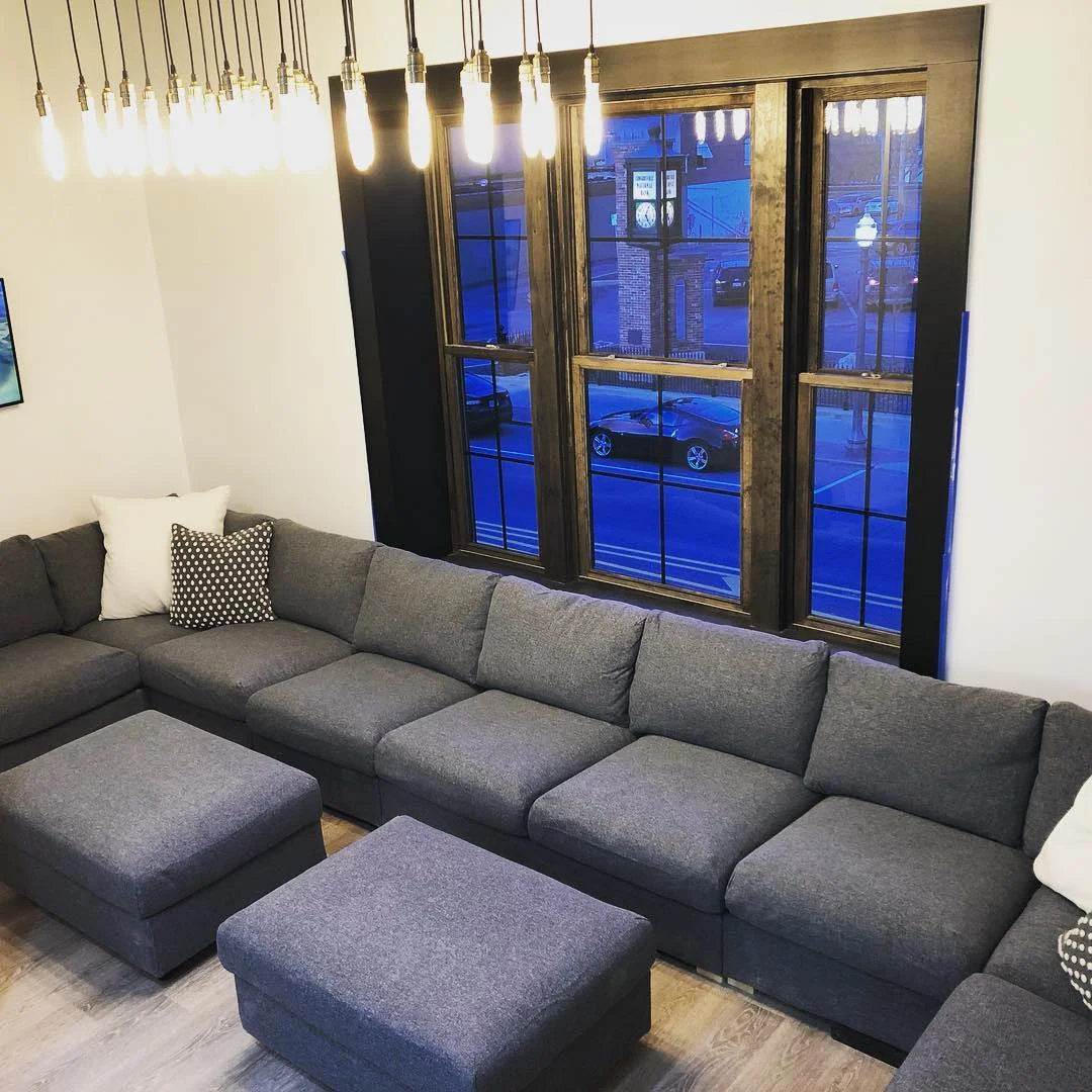The meeting and lounge space at The Lodge
